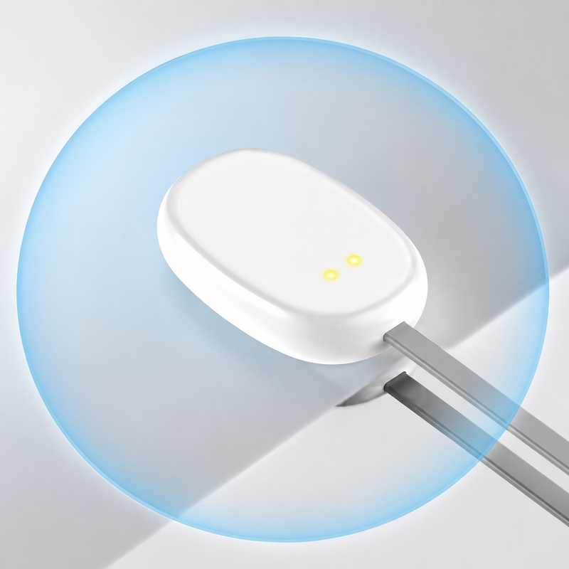 Clipping the NightSense sensor before bed