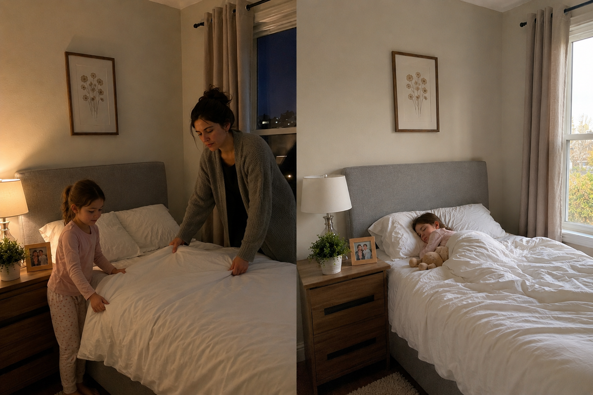 Bedwetting isn't laziness. It's a wake-up skill still learning.